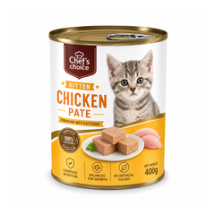 Chefs Choice Kitten Chicken Pate Wet Cat Food 400 g | C01005