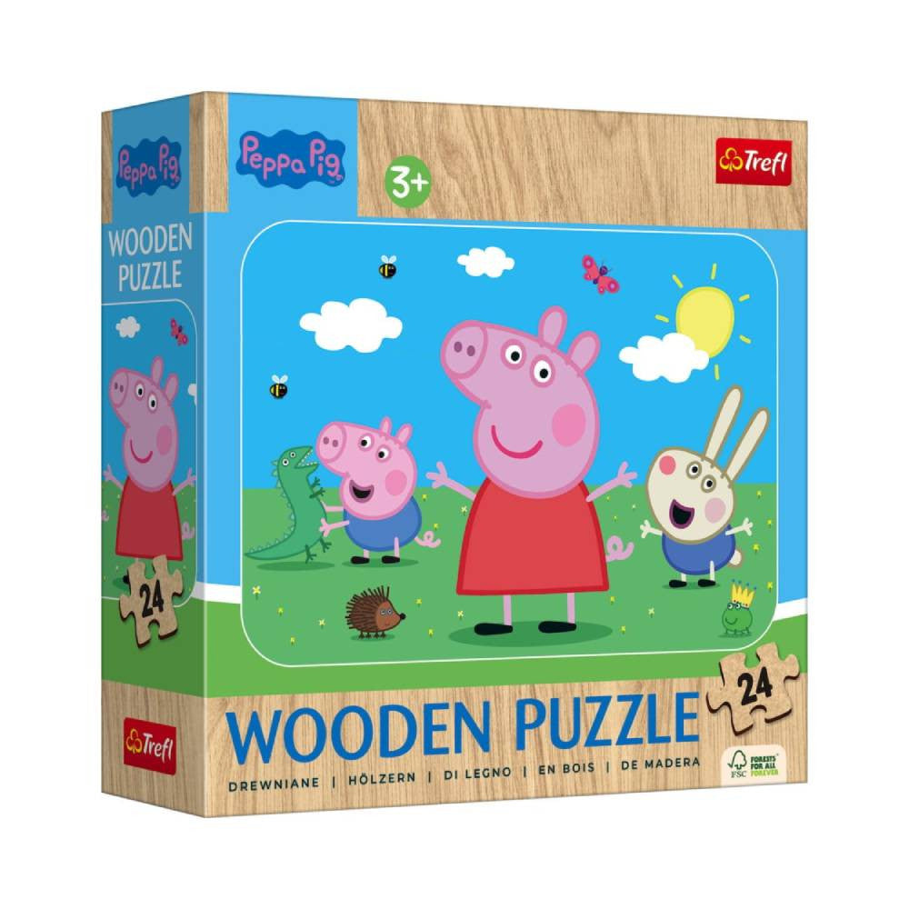Trefl Meet Lovely Peppa Peppa Pig 24-Piece Wooden Puzzle | 20262