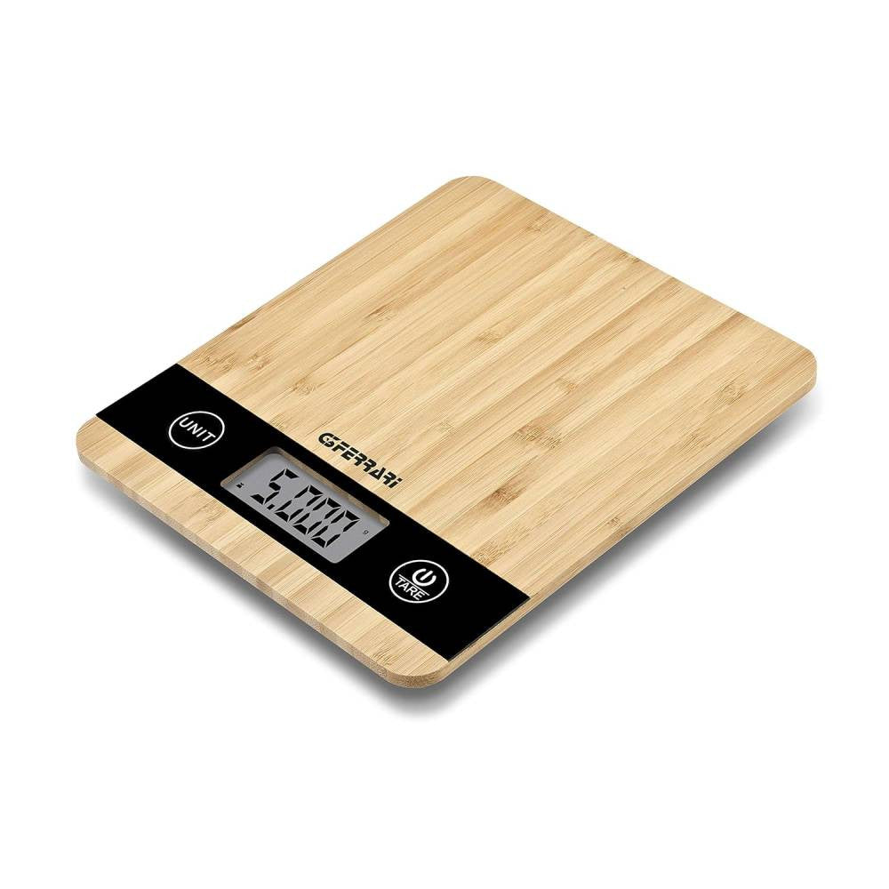 G3 Ferrari Electronic Kitchen Scale Bamboo Platform 5kg | G20087