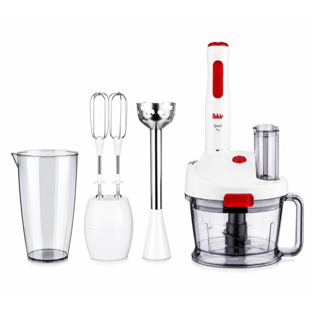 Fakir Mr Chef Quadro 1000W Blender Set with 1.5L Chopper - White | 41002382