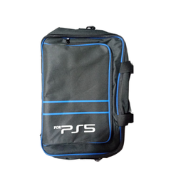 PS5 Console Carrying Case Travel Storage Bag - Black & Blue