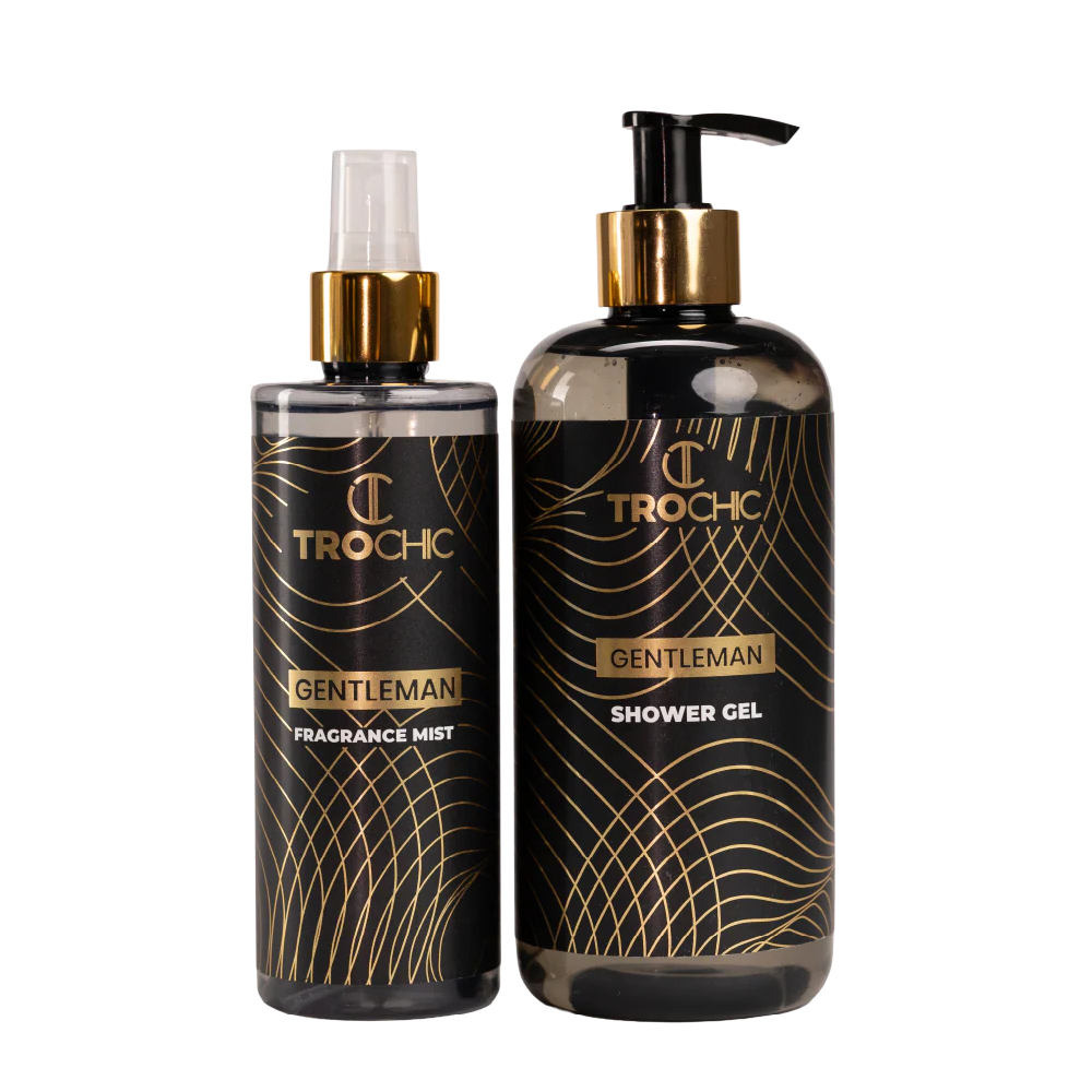 TROCHIC Gentleman Fragrance Mist & Shower Gel Set for Men