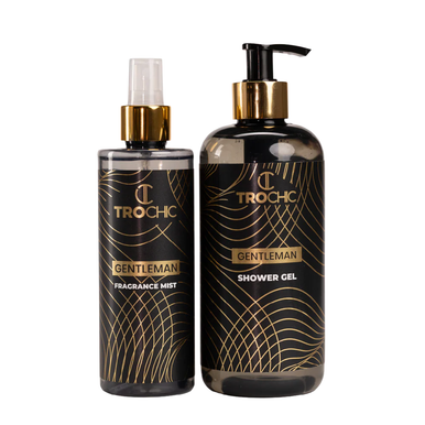 TROCHIC Gentleman Fragrance Mist & Shower Gel Set for Men