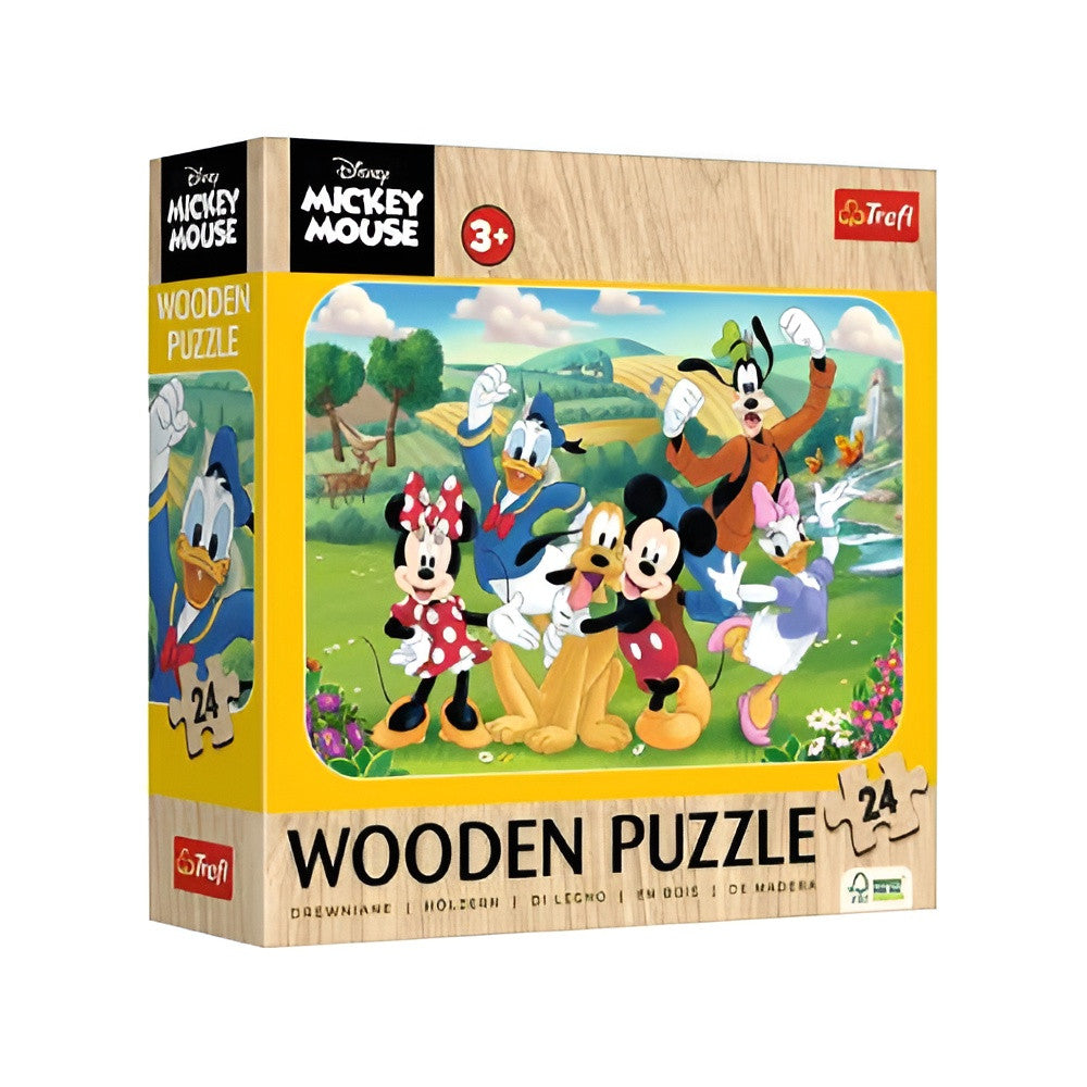 Trefl Mickey & Friends 24-Piece Wooden Puzzle | 20278