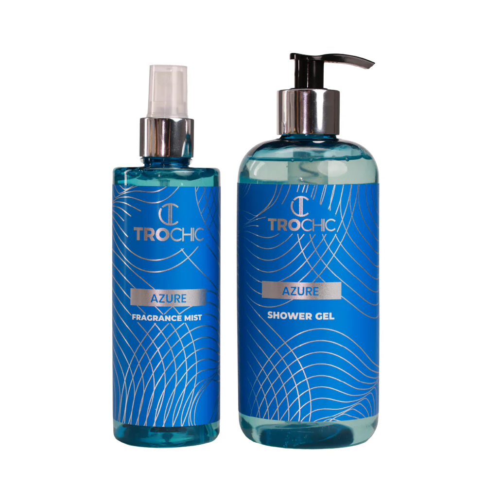 TROCHIC Azure Fragrance Mist & Shower Gel Set for Men
