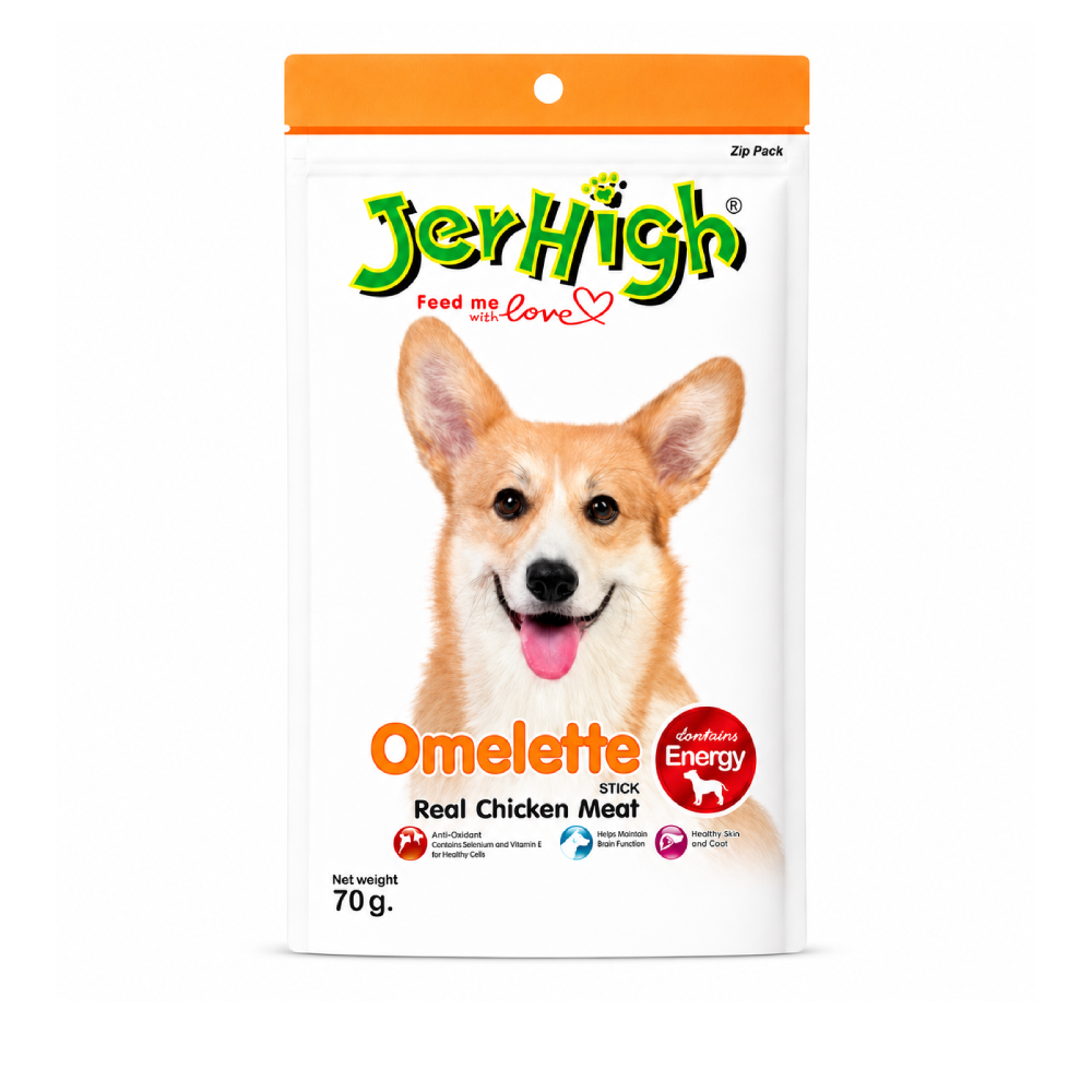 JerHigh Omelette Stick Dog Treats 70 g x 1 | 452532