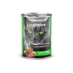 ProChoice Adult Selective Beef & Liver Pate Wet Cat Food 400 g | P3029