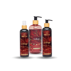 TROCHIC La Rouge Body Lotion, Shower Gel & Fragrance Mist Set