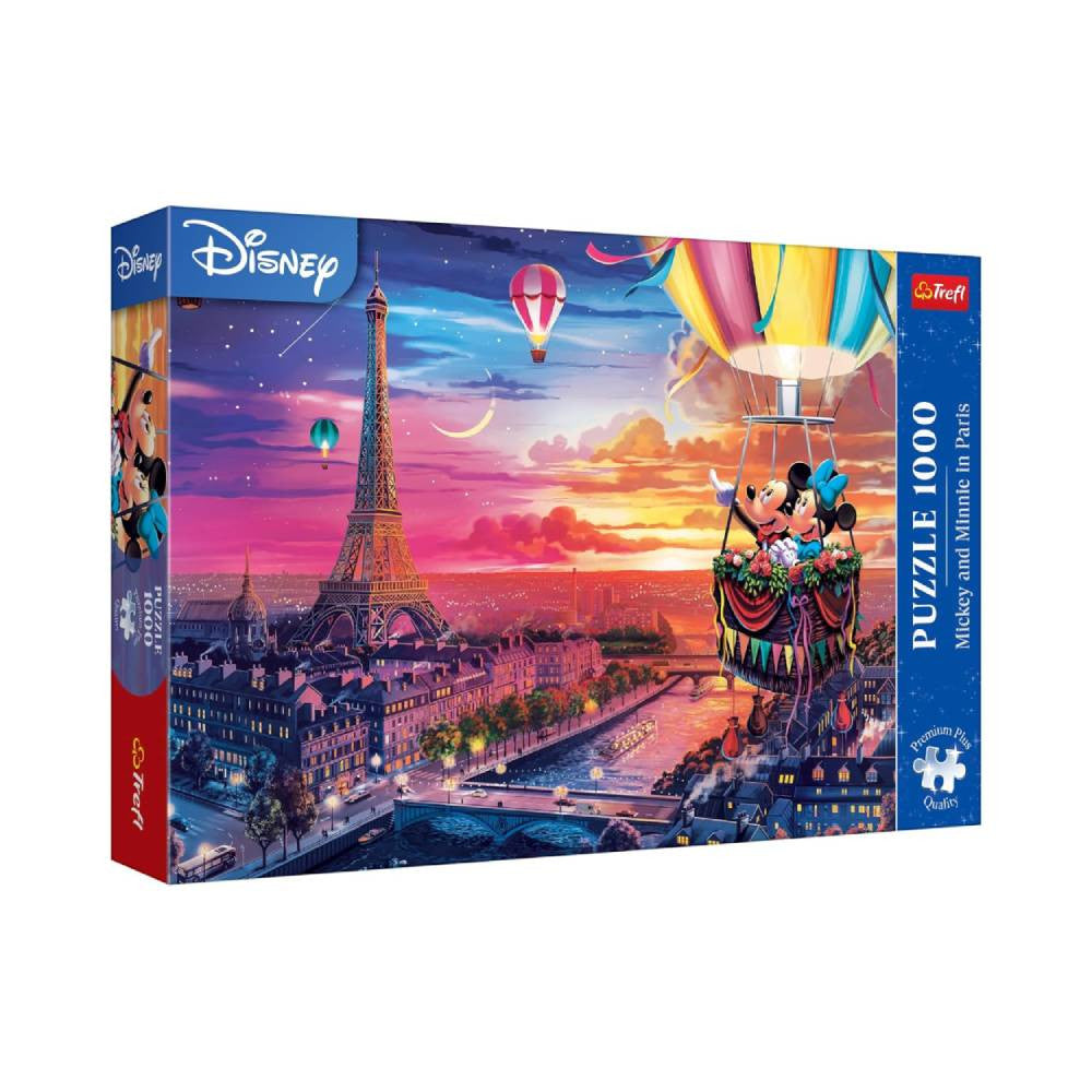 Trefl Premium Plus Mickey & Minnie in Paris Puzzle 1000 Pieces | 10917