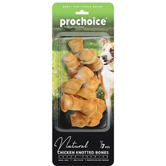 ProChoice Natural Chicken Knotted Bones Dog Treats 7 pcs | P7005