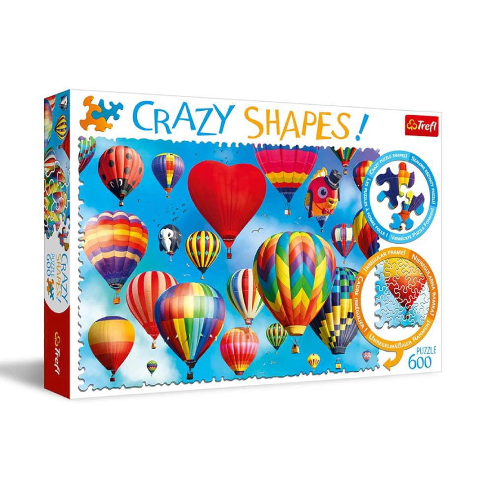 Trefl Crazy Shapes Colourful Balloons Puzzle 600 Pieces | 11112