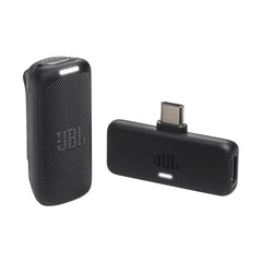 JBL Quantum Stream Wireless USB-C — Clip-On Wireless Microphone for Phones & Content Creation | 24H, 100m Range