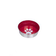 Nobby Stainless Steel Bowl Heavy Paw Anti-Slip Red | 73469