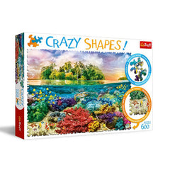 Trefl Crazy Shapes Tropical Island Puzzle 600 Pieces | 11113