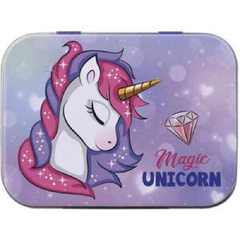 Unicorn Glitter Band Aids Metal Box | DL12