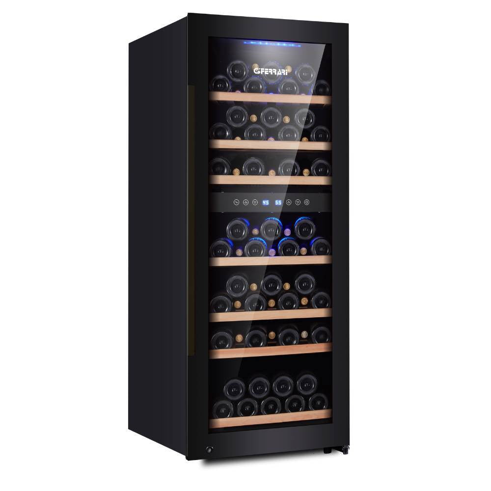 G3 Ferrari 43-Bottle Dual Zone Black Wine Cooler | DSWC43BDB