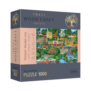 Trefl Wood Craft France Famous Places 1000-Piece Wooden Puzzle | 20150