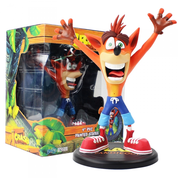 Crash Bandicoot 22CM Scale PVC Action Figure with box