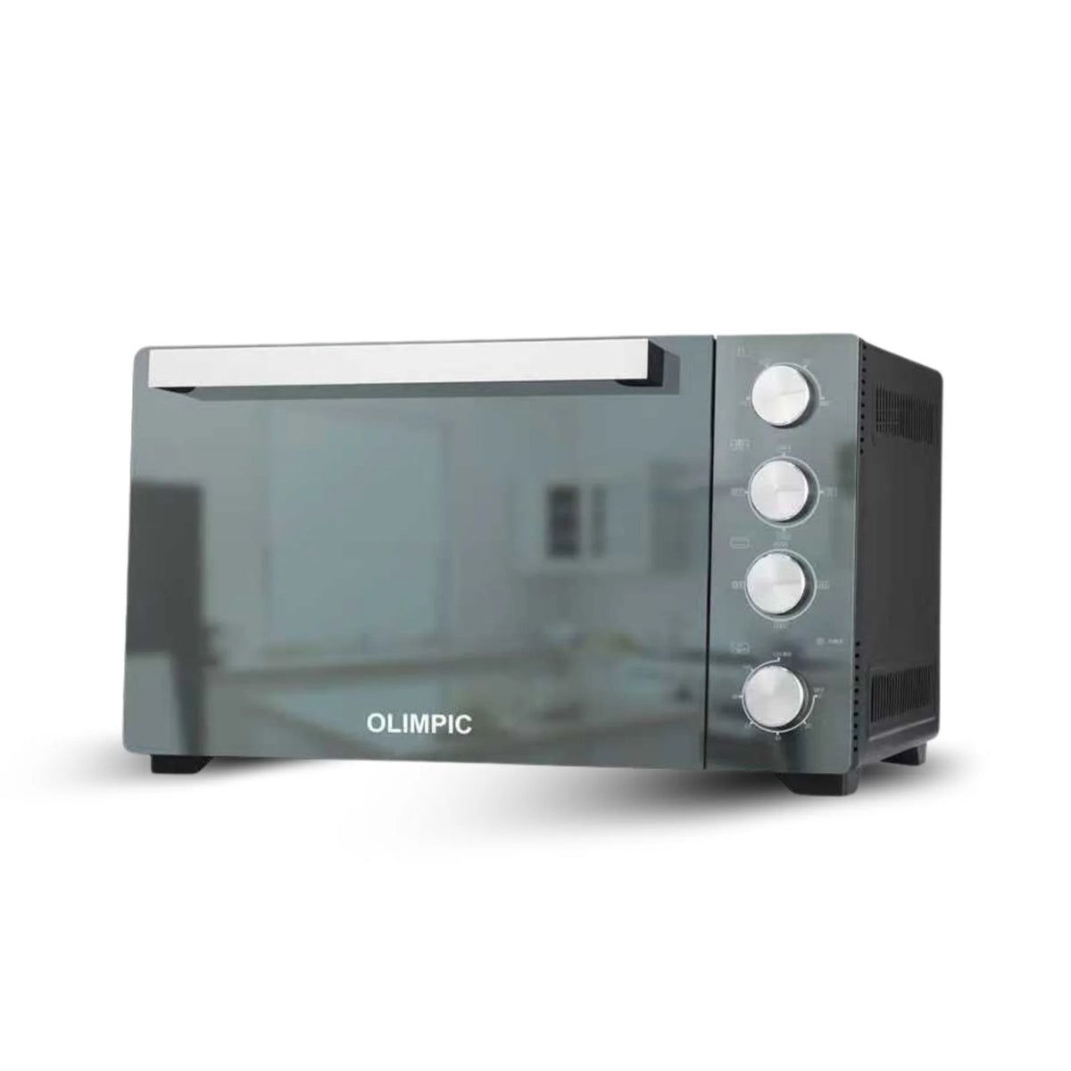 Olimpic Electric Oven 70L Double Glass Black | OLKCA3-70LB
