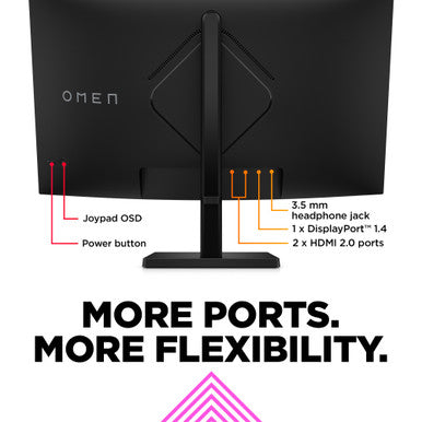 HP OMEN 32c  31.5 inch QHD 165Hz Curved Gaming Monitor ,Black | 780K6AA#ABA