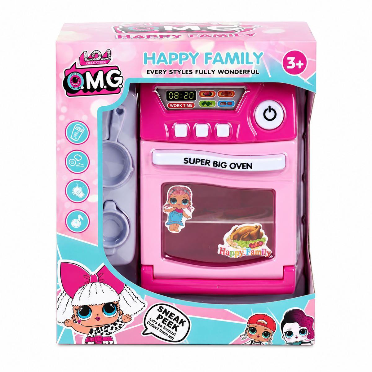 L.O.L. Surprise! O.M.G. Happy Family Super Big Oven Toy | 320G25
