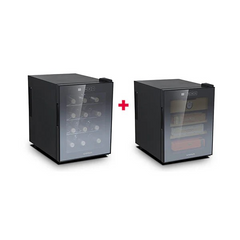 G3 Ferrari Bundle – 250 Cigars Humidor & 12 Bottles Wine Cooler | DSWC12B01/DSCH250C01