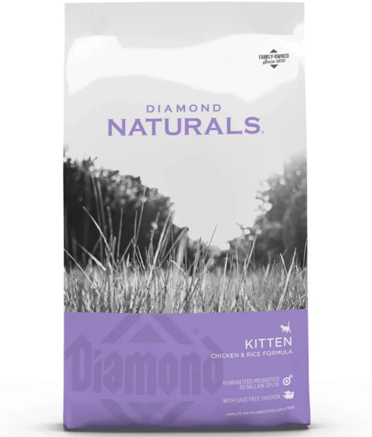 Diamond Naturals Indoor Kitten & Nursing Mother Cat Chicken Dry Food