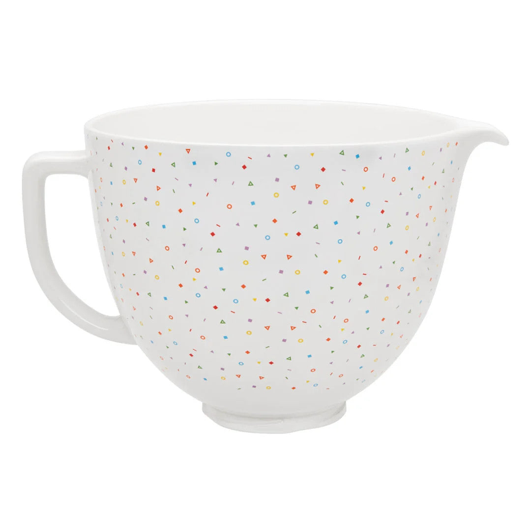KitchenAid 4.7L Ceramic Bowl - Confetti Sprinkle | 5KSM2CB5PCS