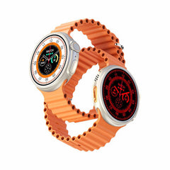 Porodo Ultra Evo Smart Watch 1.51" Wide Touch Screen , Orange| PD-SWURTI-OG