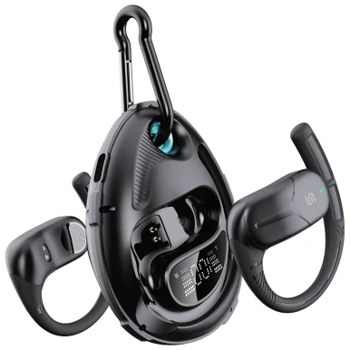 Porodo Soundtec Octopus Open-Ear Wireless Earbuds - Black | PDSTLO07