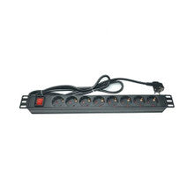 Eussonet 12Port Vertical Power Distributor Unit PDU Europe Type, Switch on/off , Fuse 16A | MS-PDU12