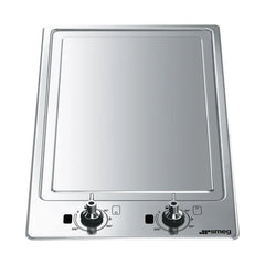 SMEG Domino Built-In Teppanyaki 30cm Stainless Steel | PGF30T-1