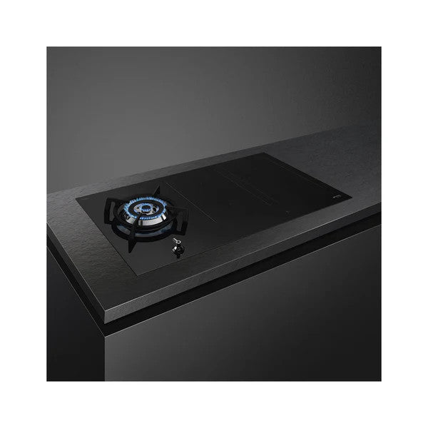 SMEG Hybrid Hob 90cm Induction + 1 Gas Burner Vitroceramic | PM3953D