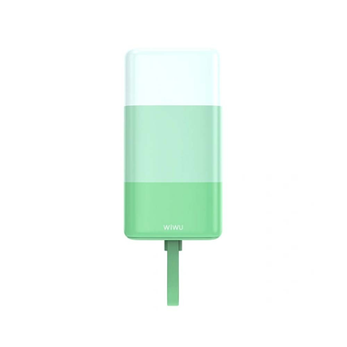 WIWU Colorful Serie Power Bank 10000mAh (Green), Wi-P015GR