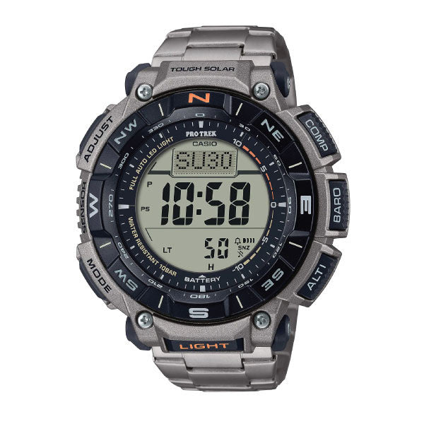 Casio PRO TREK Solar Watch - Grey | PRG-340T-7DR
