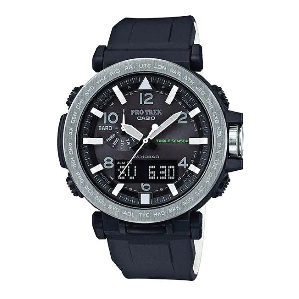 Casio PRO TREK Solar Camping Watch - Black/Silver | PRG-650-1DR