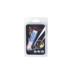 2-in-1 Laser Pointer Pet Toy - Blue | PET-LSR-BLU01