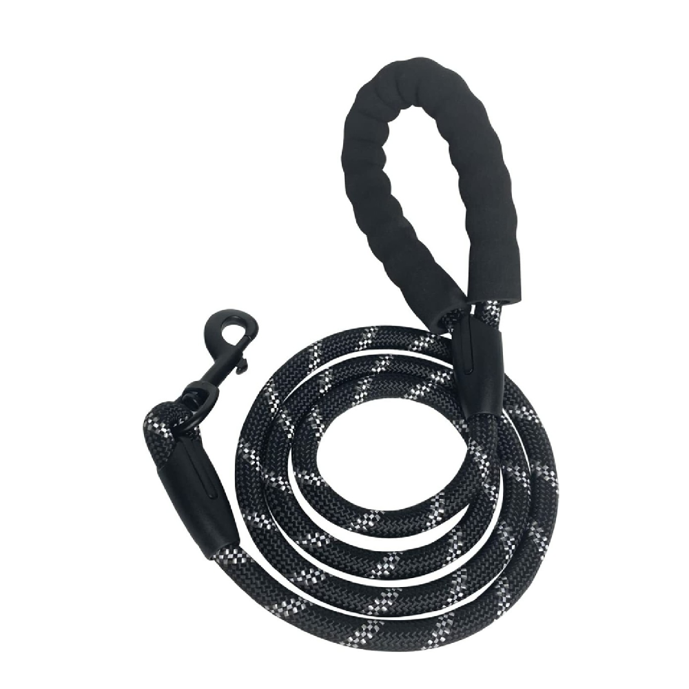 Heavy-Duty Rope Dog Leash - Black | PET-DL-BLK01