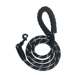 Heavy-Duty Rope Dog Leash - Black | PET-DL-BLK01