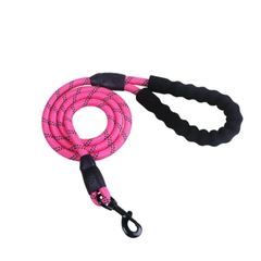 Heavy-Duty Rope Dog Leash - Pink | PET-DL-PNK01
