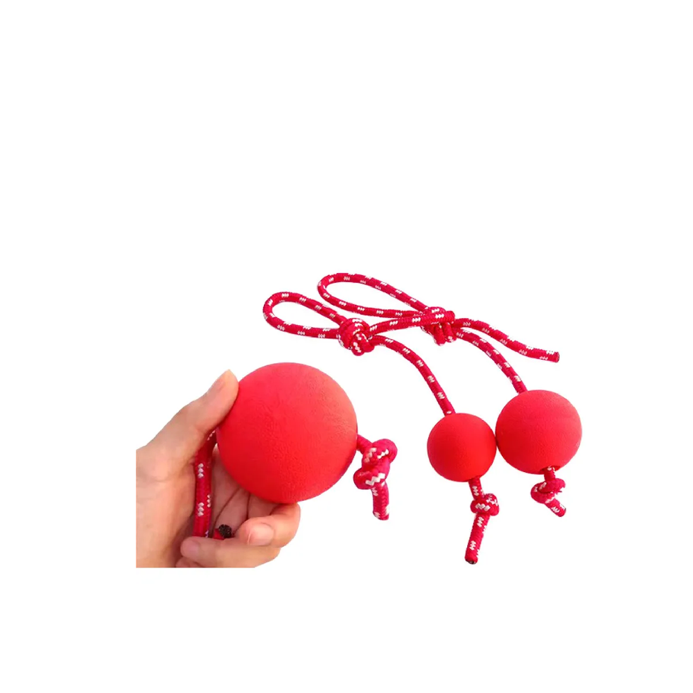 Rope Ball Dog Toy - Red - Extra Large | PET-RBT-RED05