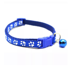 Sunro Pet Collar with Bell - Adjustable Safety Cat & Small Dog Collar, Blue (1 Piece)
