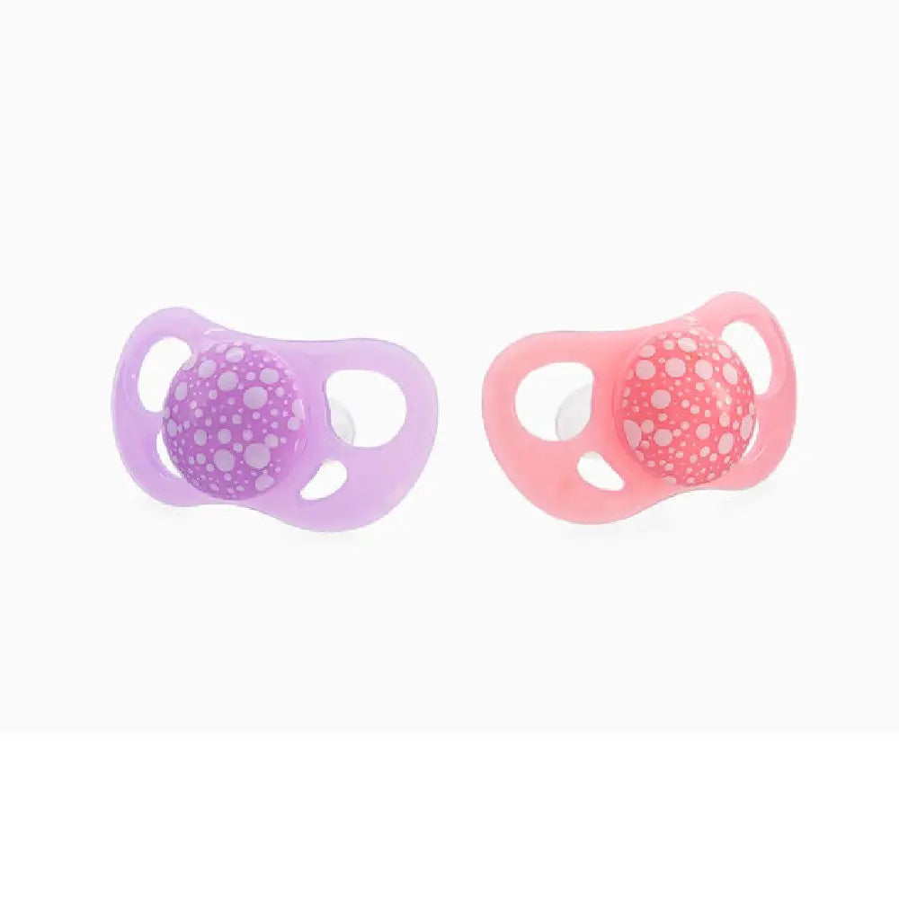 Twistshake 2x Pacifier 0-6m Pastel Pink Purple | 78286
