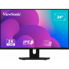 ViewSonic VX2480-2K-SHD 24â³ 2K QHD (Quad HD) 2560 x 1440 IPS 75Hz Entertainment Monitor |  Vx2480-2K-Shd