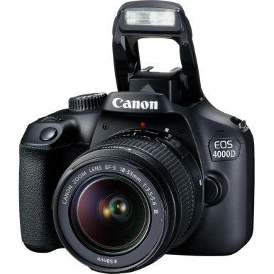 Canon Camera EOS 4000D with 18-55mm + 75-300mm x 3 Lens  | 4000D