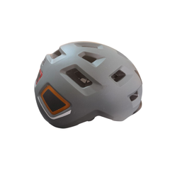 Bikemate Cycling Helmet with Rear Safety Light Matte Grey