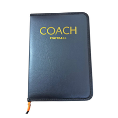 Football Coaching Board Clipboard External Leather Design with Zipper