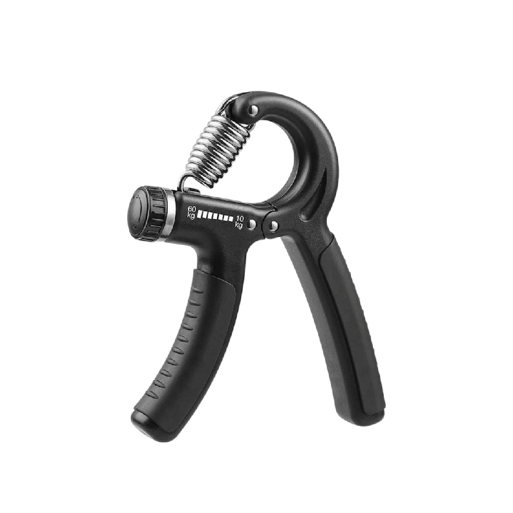 Hand Grip Exerciser Strengthener - Adjustable 10 kg to 60 kg - Black