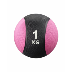 Solid Rubber Fitness Medicine Ball -1 kg - Pink