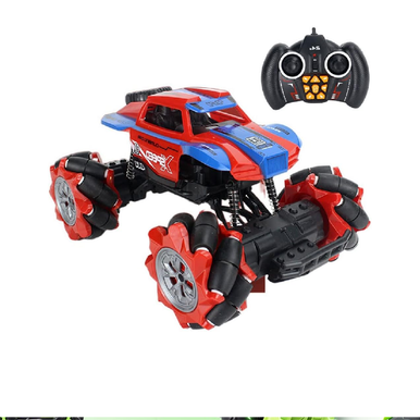 Power Atomizing RC Climbing Car with LED Lights & Smoke Effect - Blue & Red | DH666-41D / DH666-50D